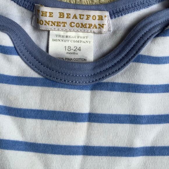 The Beaufort Bonnet Company Boys Striped Romper size 18-24 mo - Picture 3 of 4